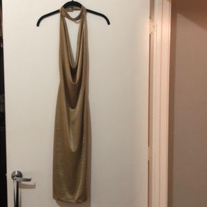 Gold dress